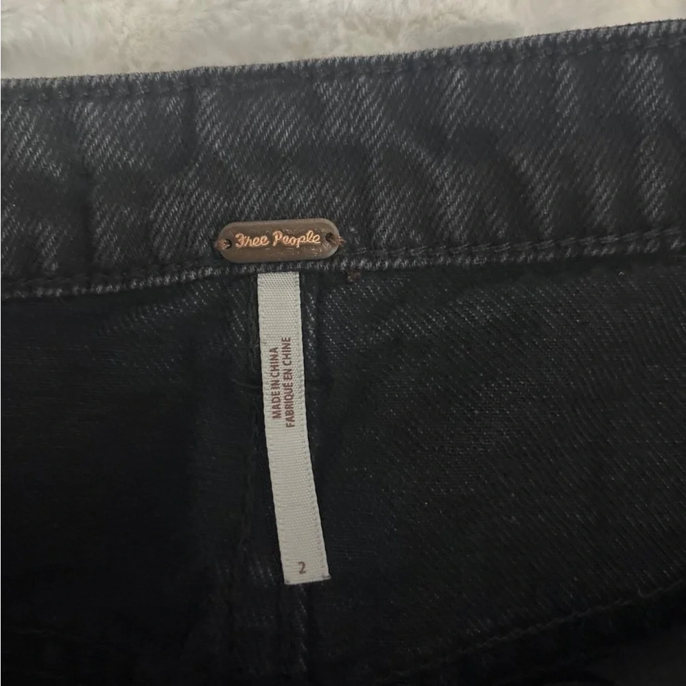 Free people jeweled denim skirt - Picture 3 of 5